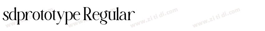 sdprototype Regular字体转换